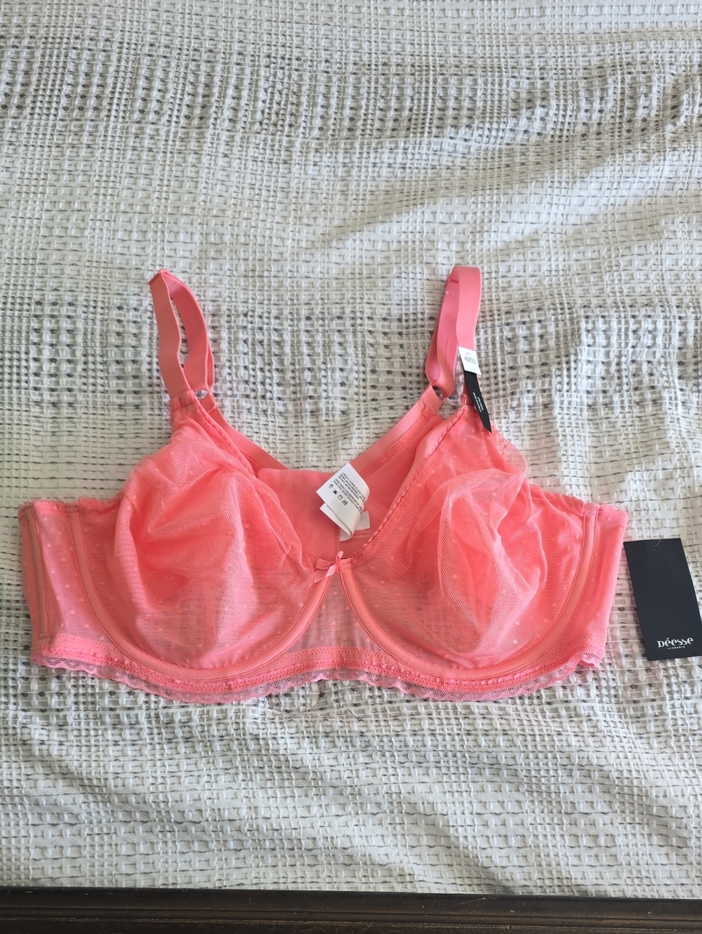 Addition Elle Coral Mesh Underwire Bra